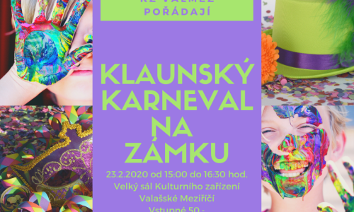 Karneval na zámku s klauny